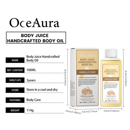 Strawberry Vanilla Body
Oil | Hydrating Glow Fragrance