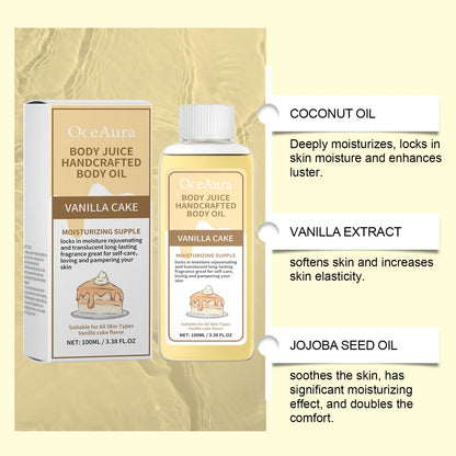 Strawberry Vanilla Body
Oil | Hydrating Glow Fragrance