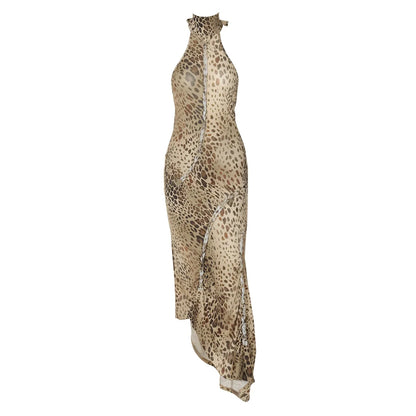 After Dark Leopard Maxi
Dress