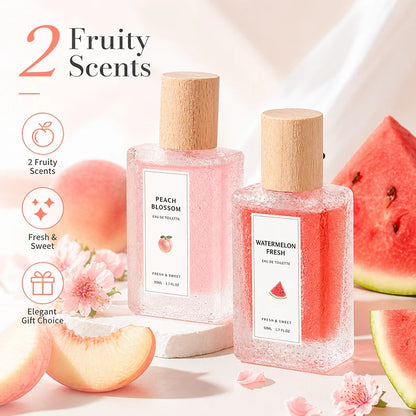 Peach & Watermelon Perfume
Oil Set | 2-Pack Mini Fragrance
