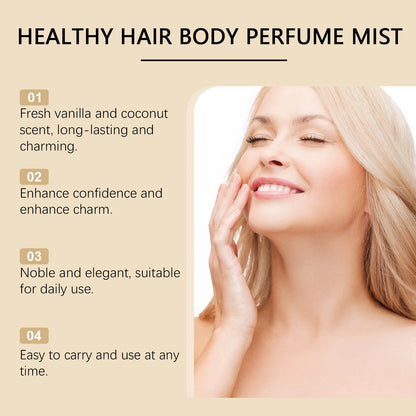 Coconut Vanilla Perfume
Mist | Light Tropical Body
Spray