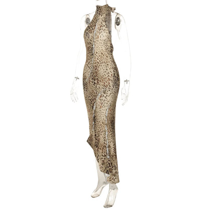 After Dark Leopard Maxi
Dress