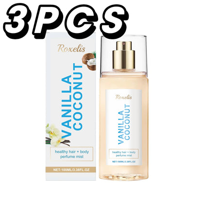 Coconut Vanilla Perfume
Mist | Light Tropical Body
Spray