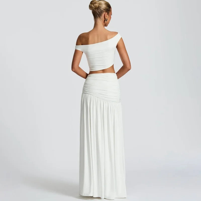 white 2-piece set:
Santorini Slit Two-Piece Set