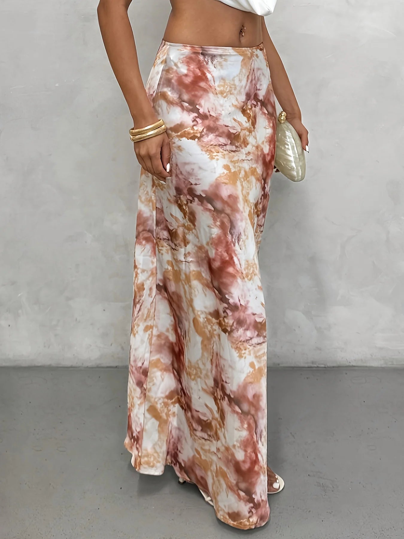 Long Halter Skirt Bodycon Midi