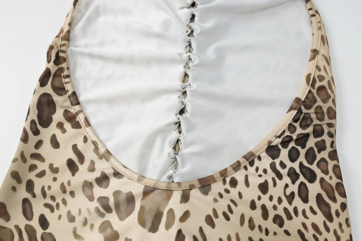 After Dark Leopard Maxi
Dress
