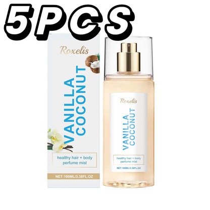Coconut Vanilla Perfume
Mist | Light Tropical Body
Spray