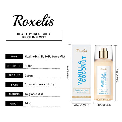 Coconut Vanilla Perfume
Mist | Light Tropical Body
Spray