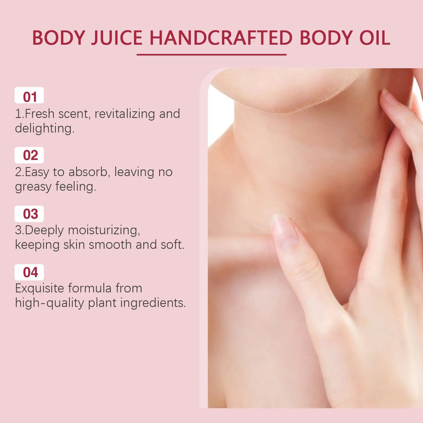 Strawberry Vanilla Body
Oil | Hydrating Glow Fragrance