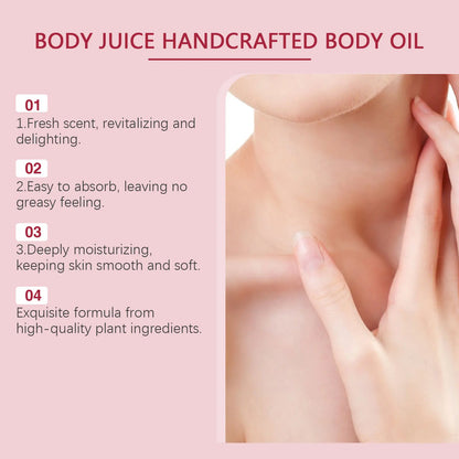Strawberry Vanilla Body
Oil | Hydrating Glow Fragrance