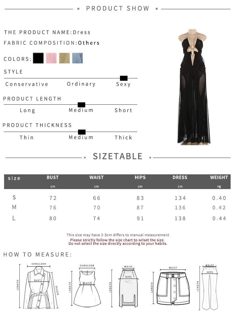 Aura Chain Halter Gown