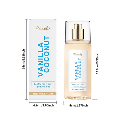 Coconut Vanilla Perfume
Mist | Light Tropical Body
Spray